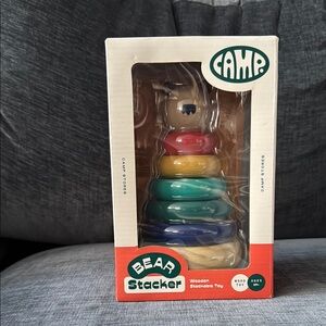Camp Store Bear Stacker Wooden Toy - Multicolor
